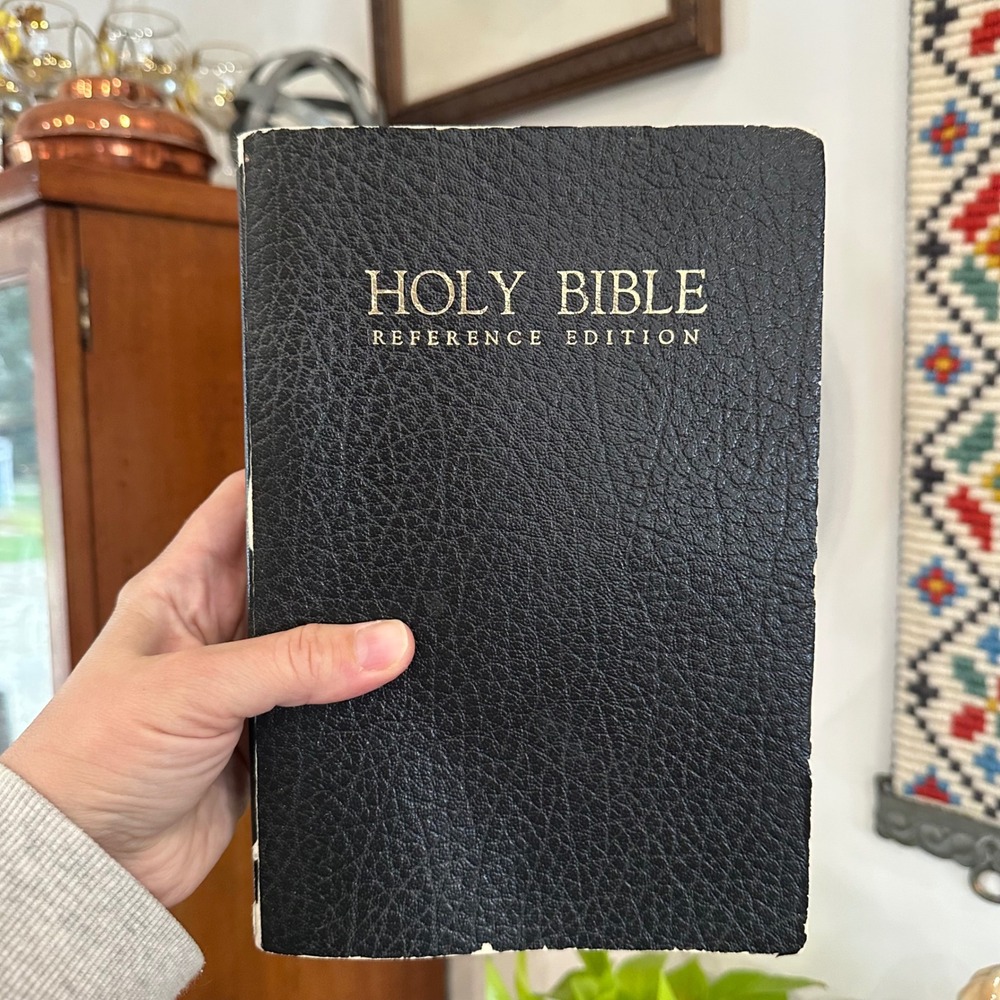 Vintage 1976 Thomas Nelson KJV Holy Bible Giant Print Red Letter Reference 550